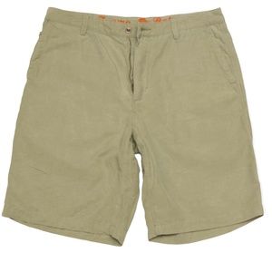 Tommy Bahama Mens Casual Olive Shorts Dress Size 35 - GREAT Condition!